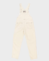 Vintage 90s Bom Cream Dungarees - M