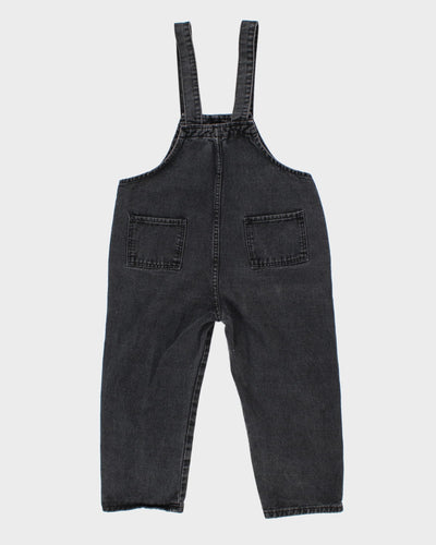 Womens Black Dungarees