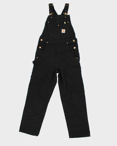 Womens Black Carhartt Dungarees - S