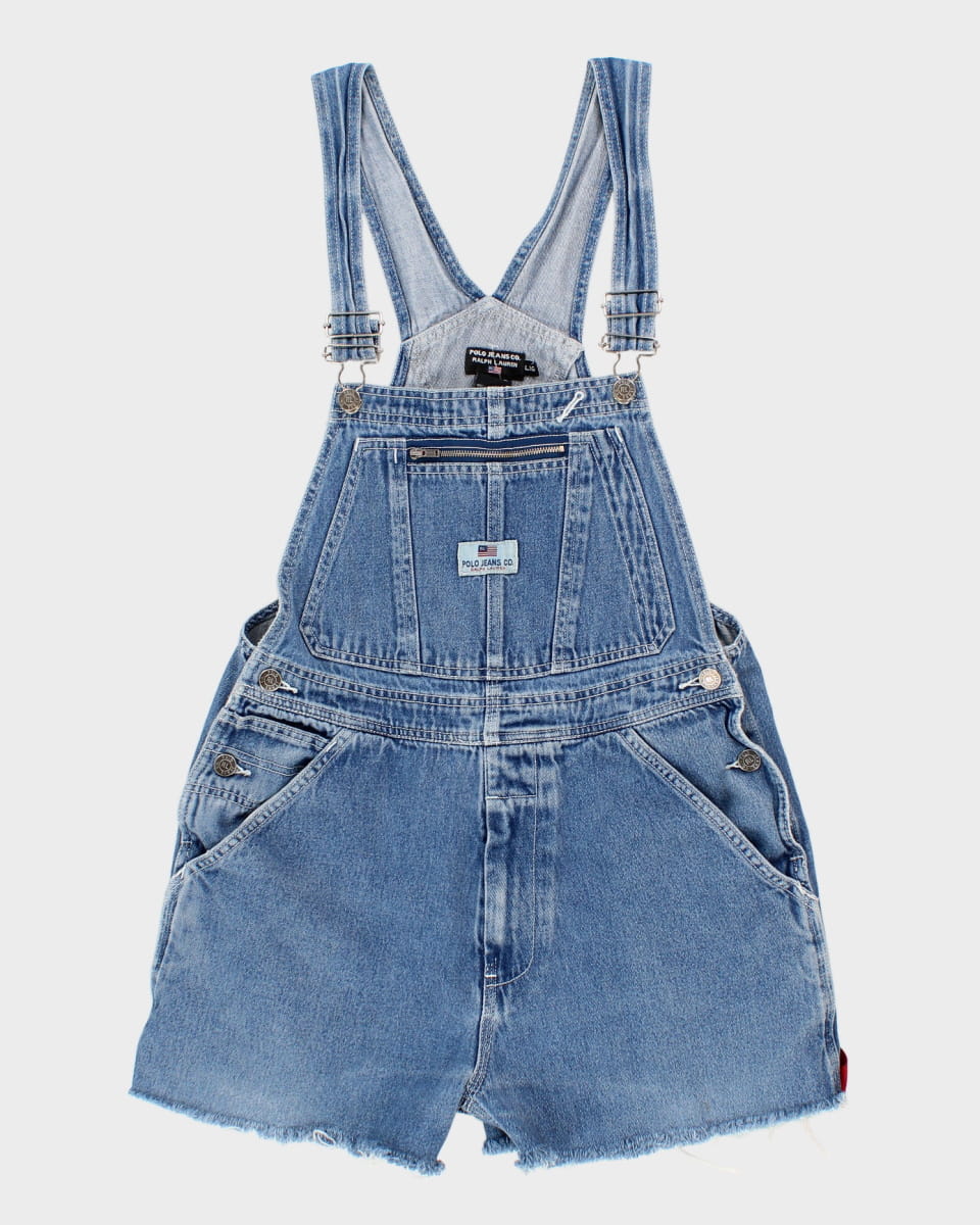 Vintage 90s Polo Jeans Co Denim Dungarees - XS/S