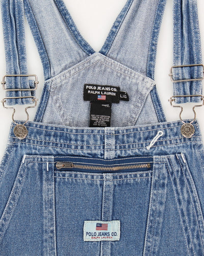 Vintage 90s Polo Jeans Co Denim Dungarees - XS/S