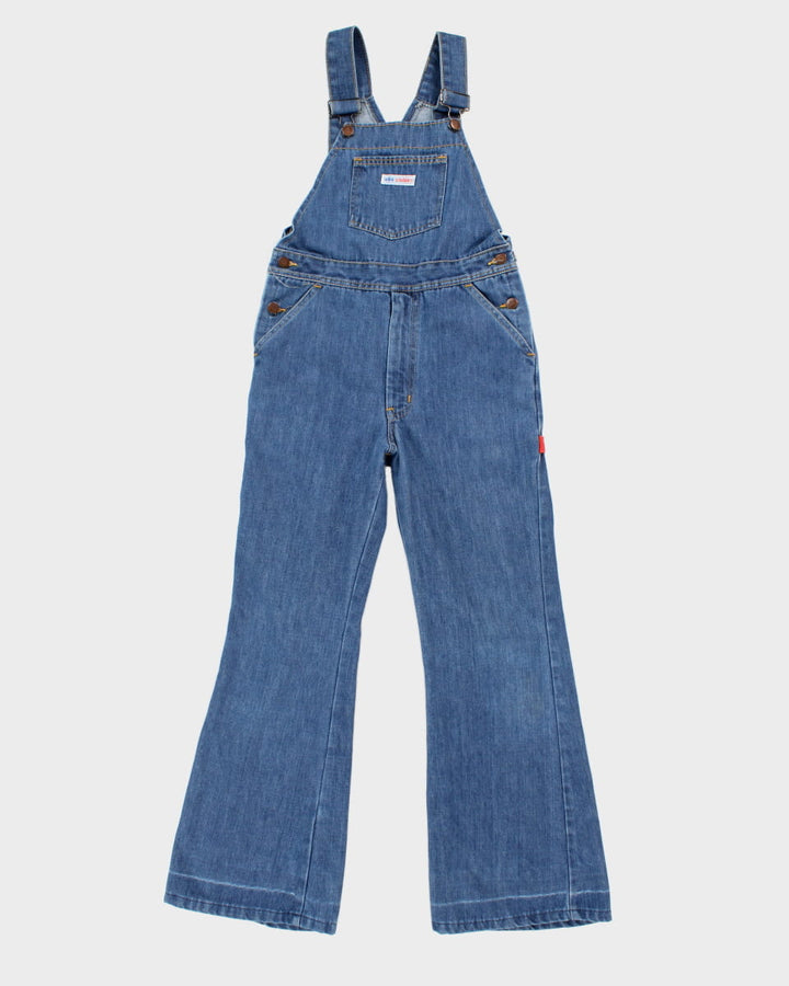 Vintage 70s GWG Women's Blue Denim Dungarees - XS/S