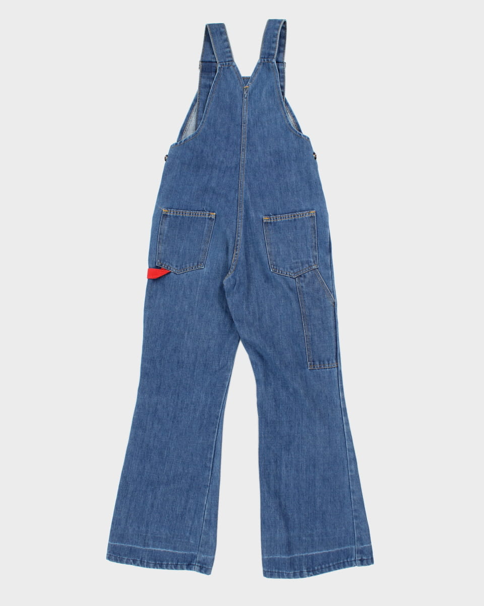 Vintage 70s GWG Women's Blue Denim Dungarees - XS/S
