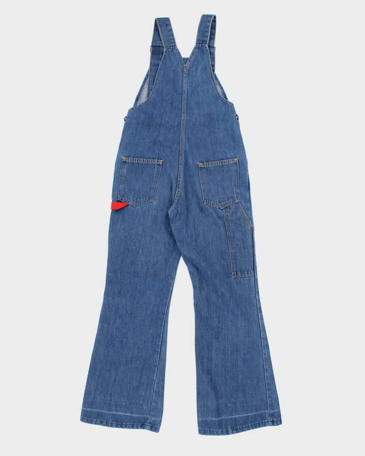 Vintage 70s GWG Women's Blue Denim Dungarees - XS/S