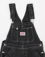 Vintage 90s Ikeda Black Long Dungarees - W34 L31