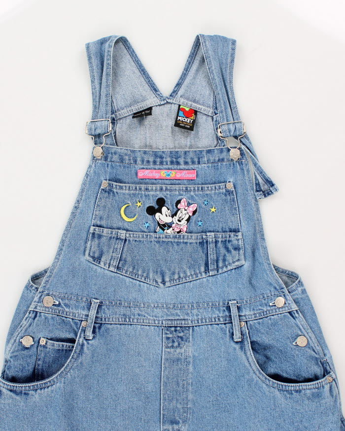 90s Disney Mickey Mouse Women's Short Dungarees - L
