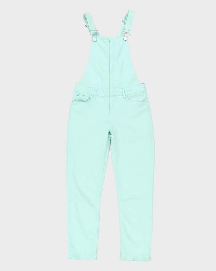 Womens Guess Y2K Mint Zip Up Dungarees - S
