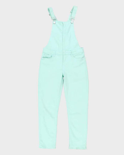 Womens Guess Y2K Mint Zip Up Dungarees - S