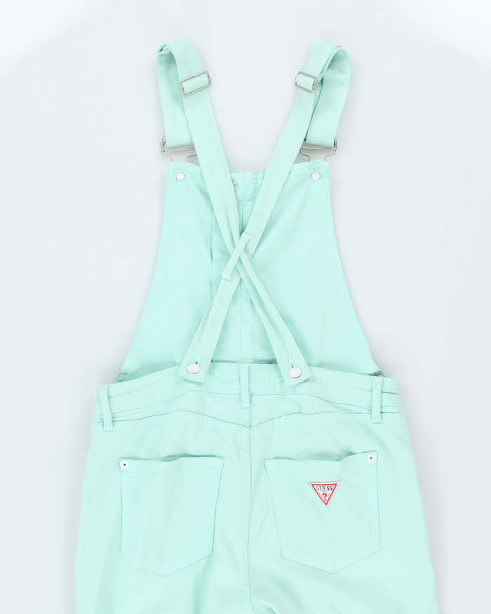 Womens Guess Y2K Mint Zip Up Dungarees - S