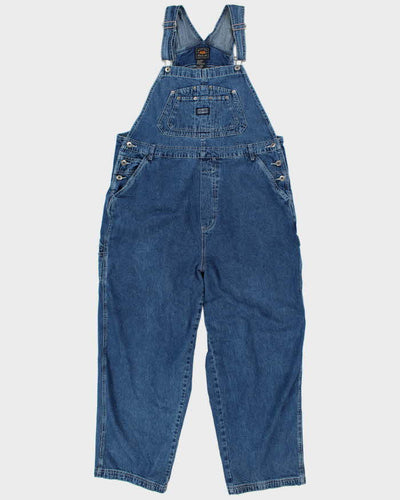 Vintage 90s Route 66 Embroidered Dungarees - W44 L29
