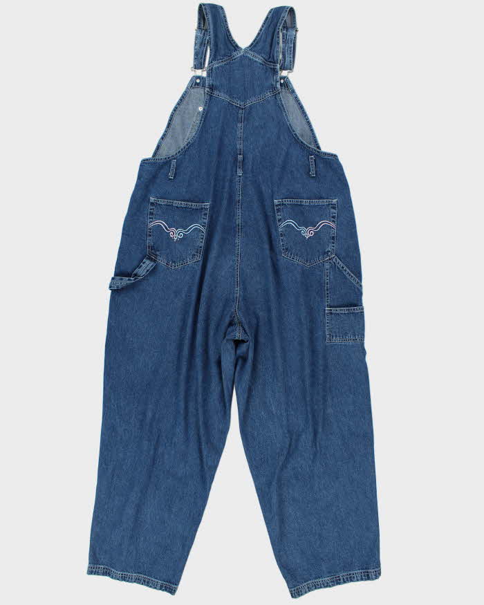 Vintage 90s Route 66 Embroidered Dungarees - W44 L29