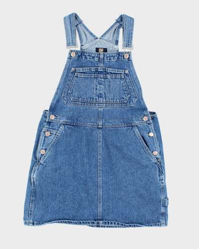 Vintage 90s Roughwear Dungaree Mini Dress - S