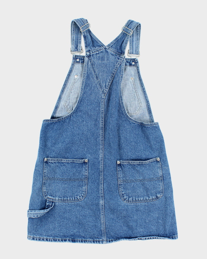 Vintage 90s Roughwear Dungaree Mini Dress - S Rokit Vintage 90s Roughwear Dungaree Mini Dress - S Rokit