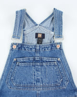 Vintage 90s Roughwear Dungaree Mini Dress - S