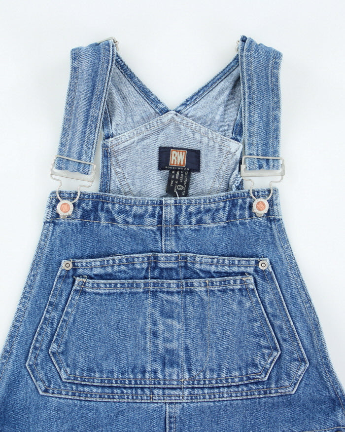 Vintage 90s Roughwear Dungaree Mini Dress - S