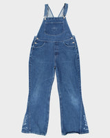 Vintage Classic Utility Embroidered Dungarees - W36 L32