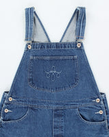 Vintage Classic Utility Embroidered Dungarees - W36 L32
