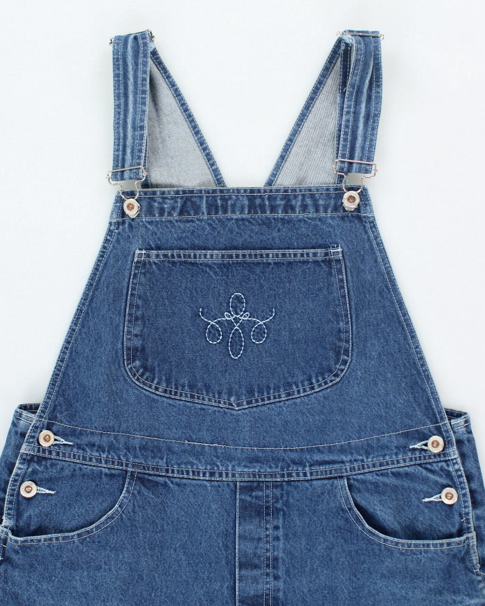 Vintage Classic Utility Embroidered Dungarees - W36 L32