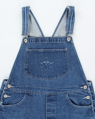 Vintage Classic Utility Embroidered Dungarees - W36 L32