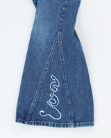 Vintage Classic Utility Embroidered Dungarees - W36 L32