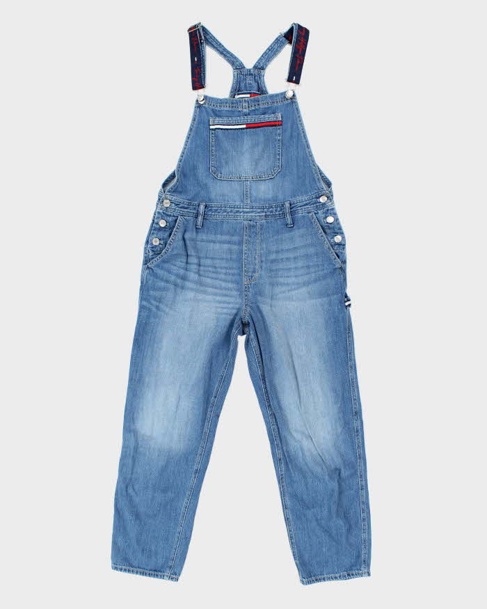 Vintage Y2K Tommy Hilfiger Medium Wash Dungarees - W36 L24