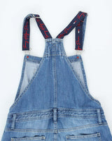 Vintage Y2K Tommy Hilfiger Medium Wash Dungarees - W36 L24