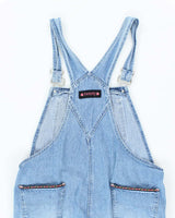 Vintage Women's Looney Tunes Tweety Bird Embroidered Light Wash Dungarees - W32 L23