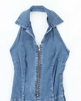 Vintage Sans Souci Denim Jumpsuit - XS