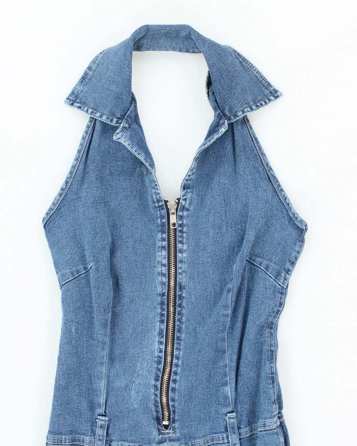 Vintage Sans Souci Denim Jumpsuit - XS