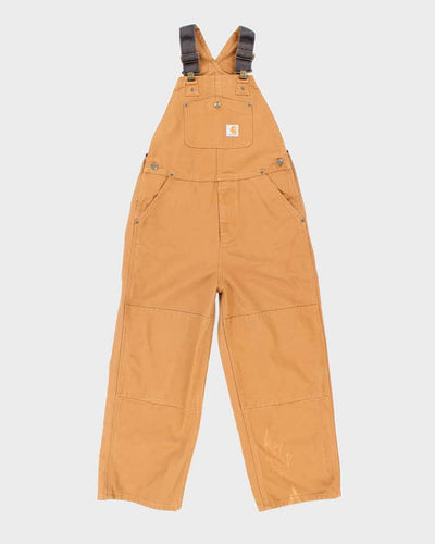 Vintage 2000's Carhartt Heavyweight Brown Workwear Dungarees - W30 L23