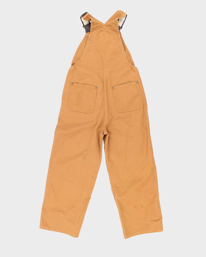 Vintage 2000's Carhartt Heavyweight Brown Workwear Dungarees - W30 L23