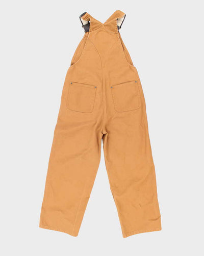 Vintage 2000's Carhartt Heavyweight Brown Workwear Dungarees - W30 L23