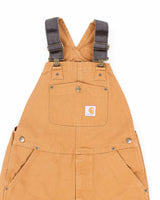 Vintage 2000's Carhartt Heavyweight Brown Workwear Dungarees - W30 L23