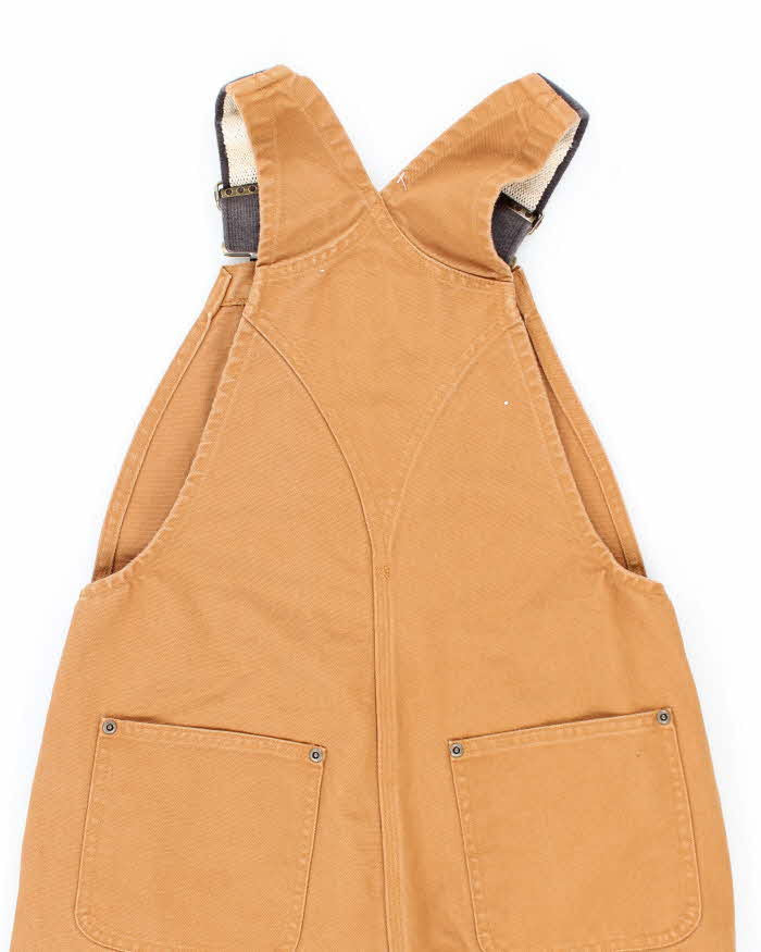 Vintage 2000's Carhartt Heavyweight Brown Workwear Dungarees - W30 L23