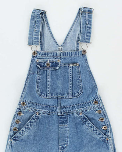 Vintage 90's Ikeda Heavyweight Medium Wash Long Dungarees - W28 L29