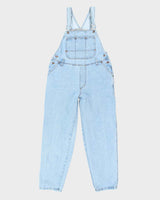 Vintage 90s Light Wash Denim Dungarees - W33 L31