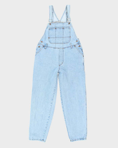 Vintage 90s Light Wash Denim Dungarees - W33 L31
