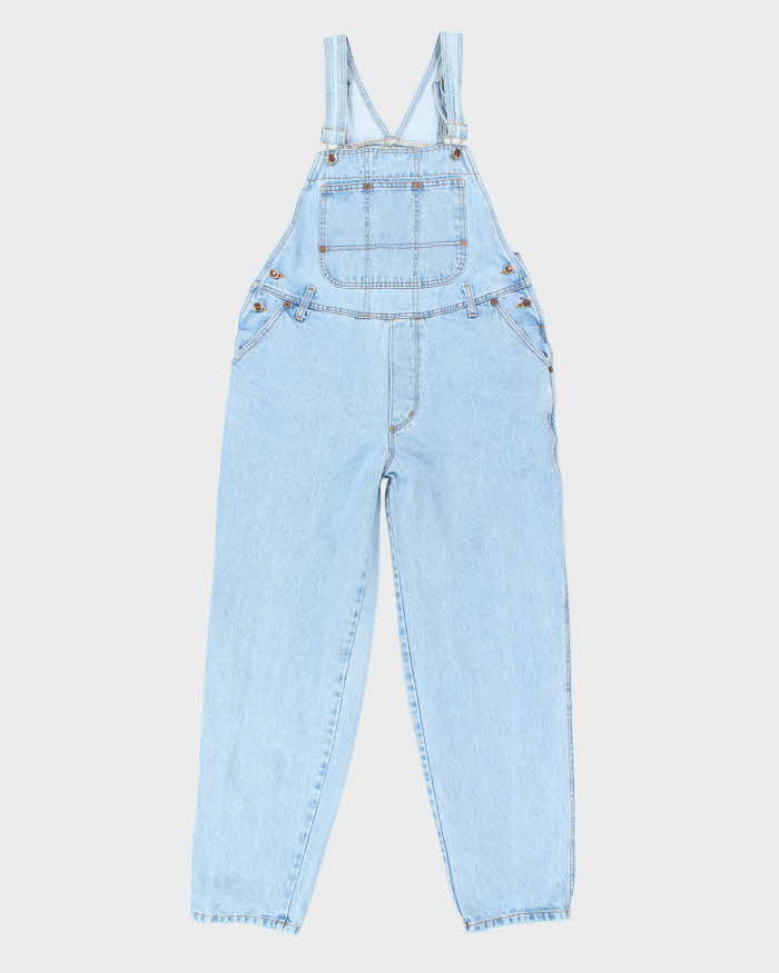 Vintage 90s Light Wash Denim Dungarees - W33 L31