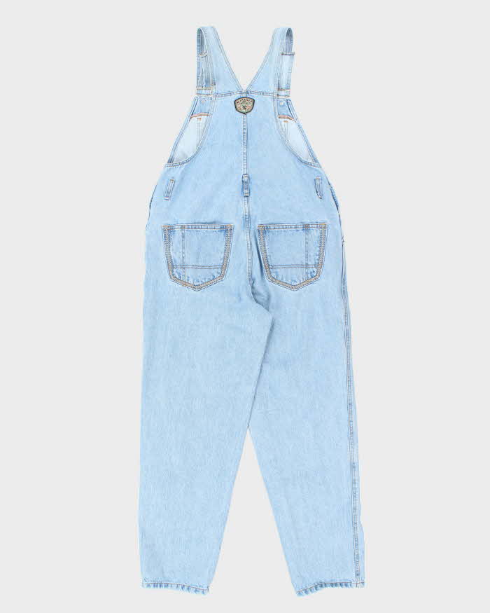 Vintage 90s Light Wash Denim Dungarees - W33 L31