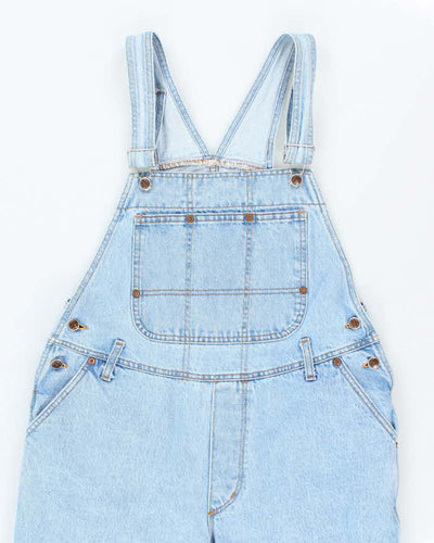 Vintage 90s Light Wash Denim Dungarees - W33 L31