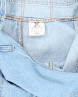 Vintage 90s Light Wash Denim Dungarees - W33 L31