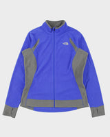 Vintage Y2K 00s The North Face Women's Two Tone Thumb Loop Full-Zip Fleece - L