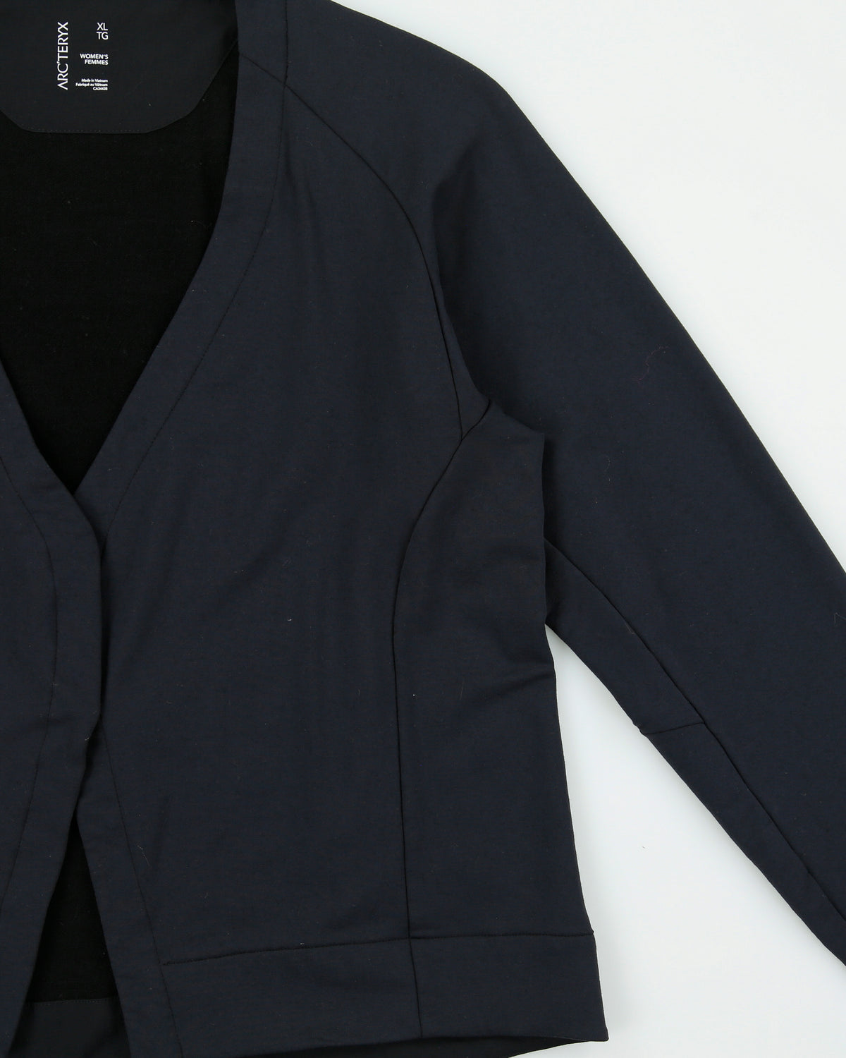Arc'teryx Women's Wool Blend Single Snap Button Fleece Cardigan - XL