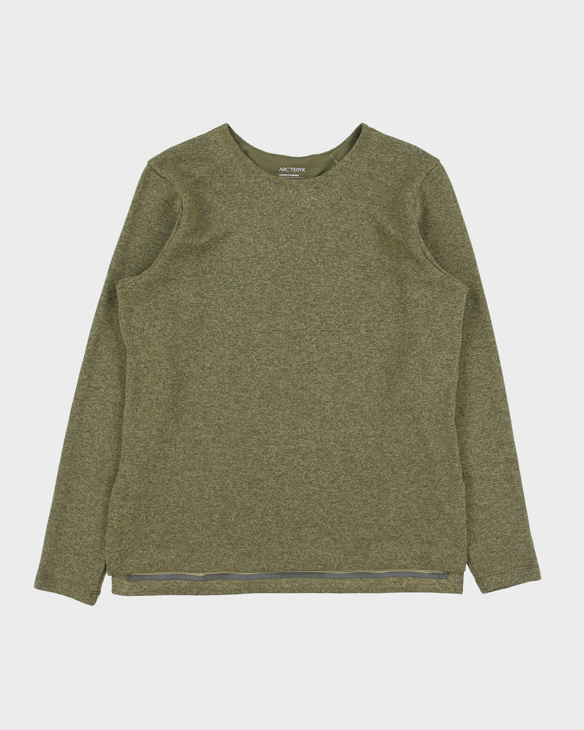 Arc'teryx 'Laina Sweater' Khaki Women's Crewneck Fleece - S