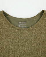 Arc'teryx 'Laina Sweater' Khaki Women's Crewneck Fleece - S
