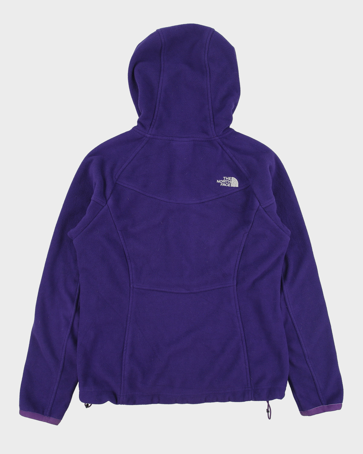Vintage The North Face Women's Fuzzy Lined Full-Zip Hooded Fleece Jacket - M