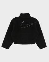 Nike Sportswear Women's Cropped Swoosh Sherpa Fleece Jacket - S