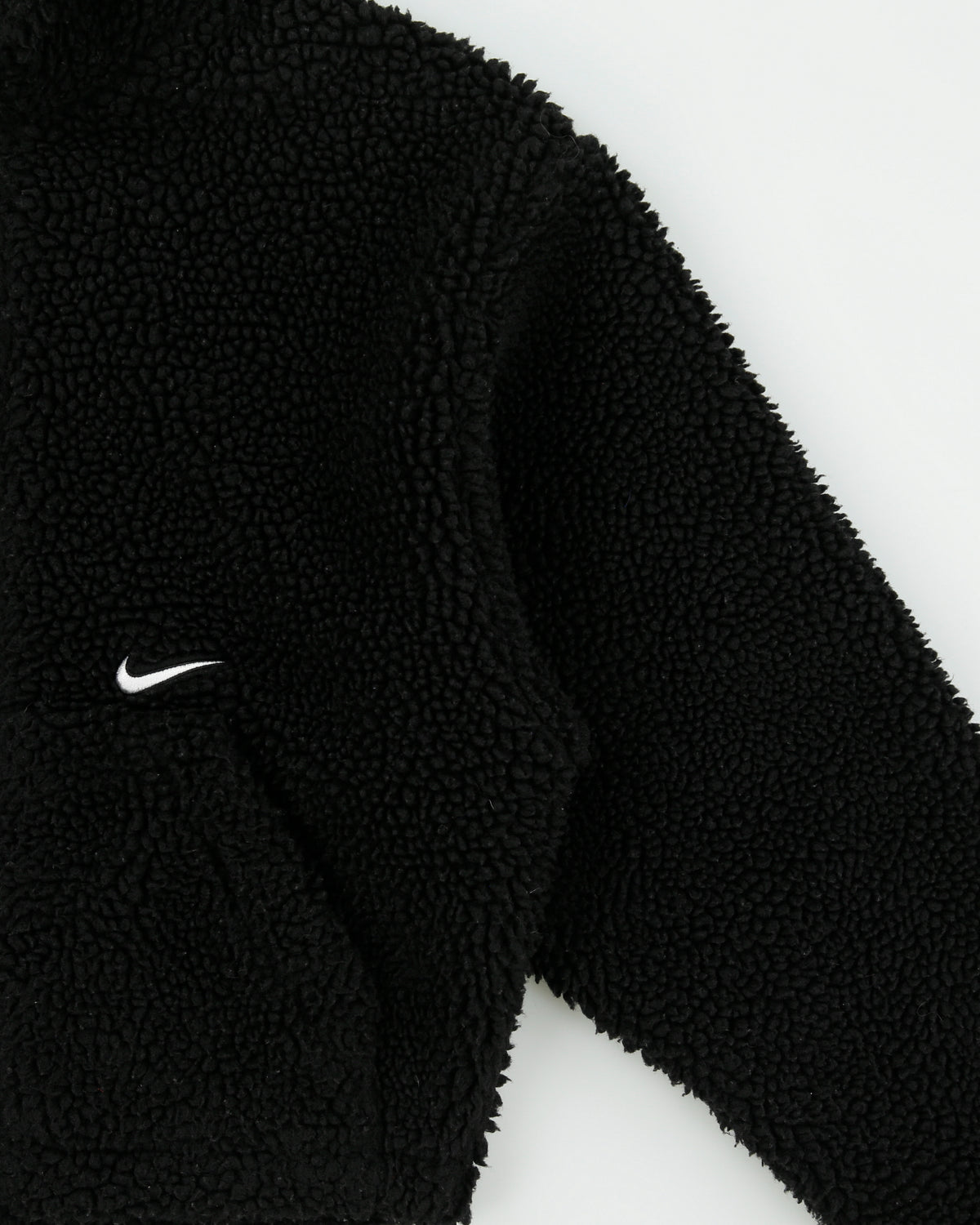 Nike Sportswear Women's Cropped Swoosh Sherpa Fleece Jacket - S