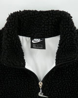Nike Sportswear Women's Cropped Swoosh Sherpa Fleece Jacket - S