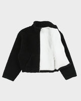Nike Sportswear Women's Cropped Swoosh Sherpa Fleece Jacket - S